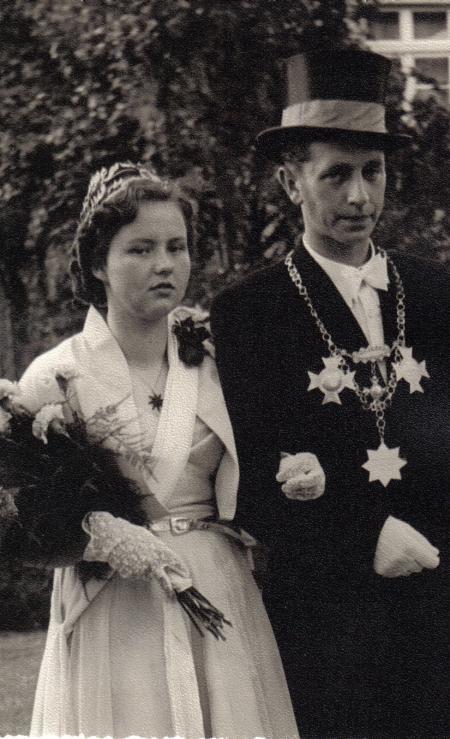 1954 Walter Otto(+) und Roswita Blömeke